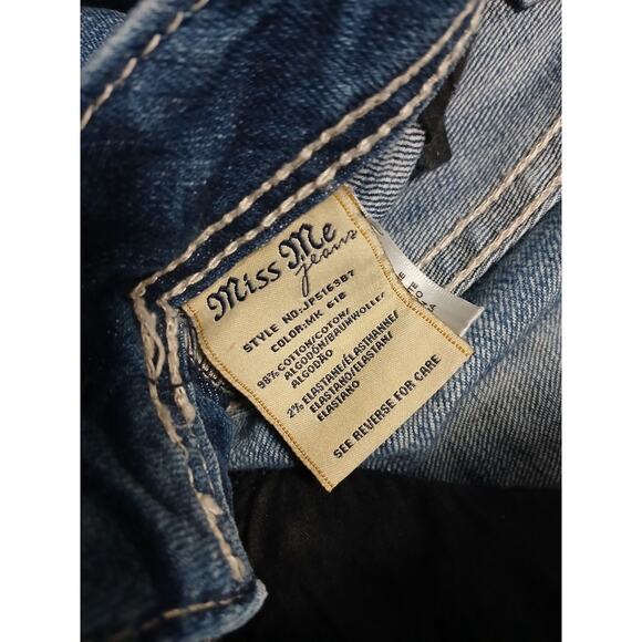 Miss Me Jeans Women Size 28 Boot Embellished Western Bootcut 34" Inseam JP516387 - Picture 5 of 6